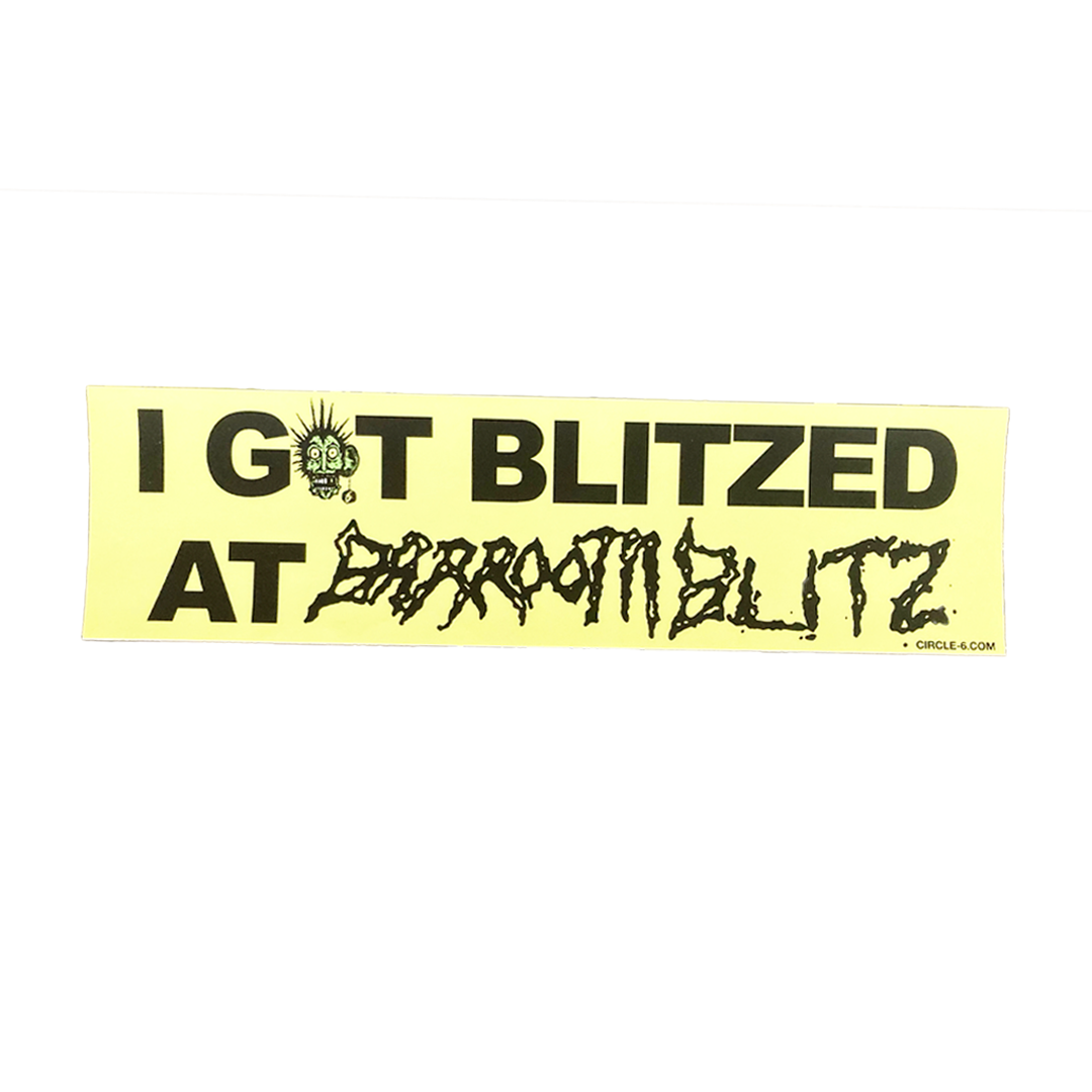 Barroom Blitz Bumper Sticker