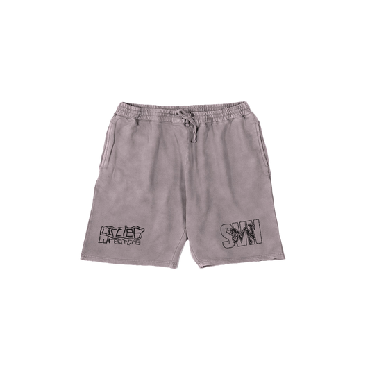 C6 x SVN Vintage Wash Sweat Shorts
